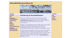 Desktop Screenshot of gesundheitskosmos-bonn.de